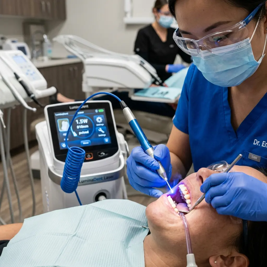 Advanced Laser Gum Treatment Illustration