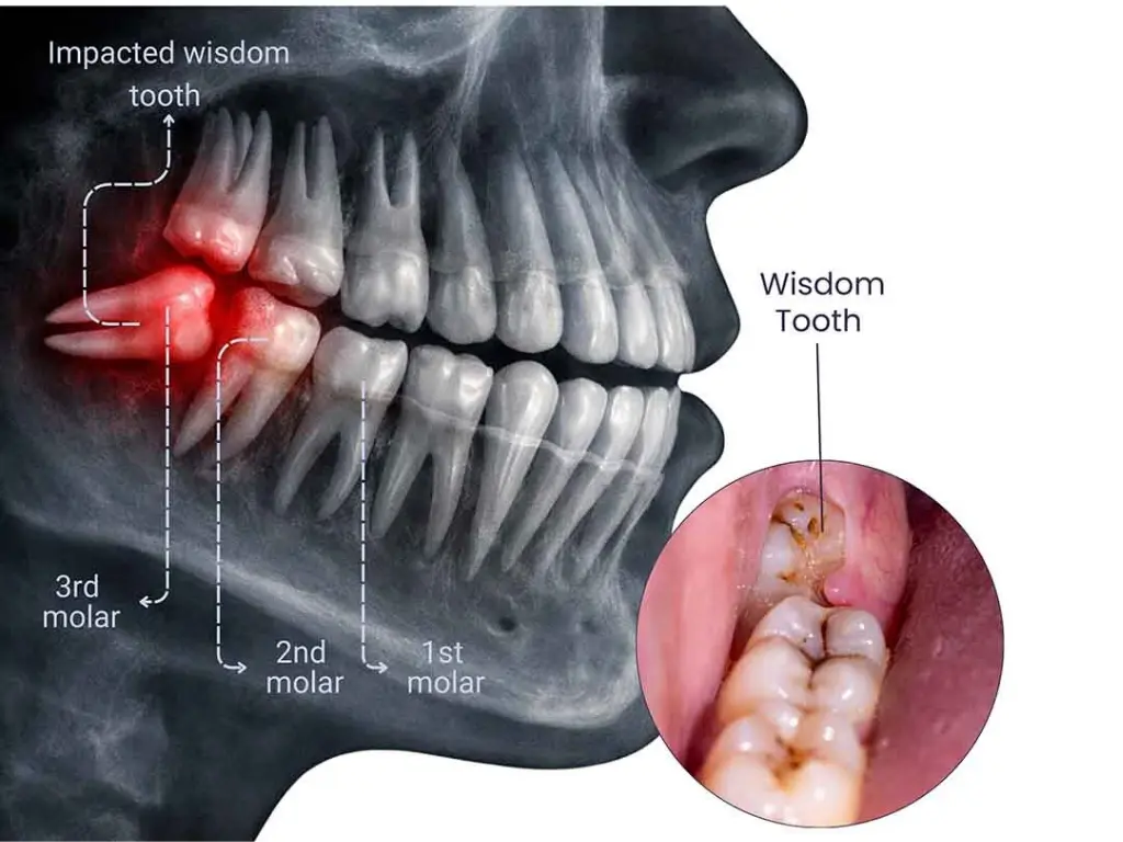 Illustration of a healing extraction socket